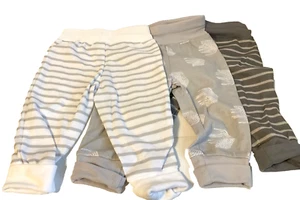 Hanes unisex-baby Flexy 3 Pack Adjustable Fit Fleece Joggers 12-18M NEW! - Picture 1 of 2