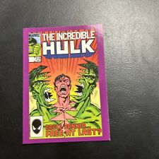 11d The Incredible Hulk Marvel 2003  Topps #57 Issue 313 1986 Comic Book Cover