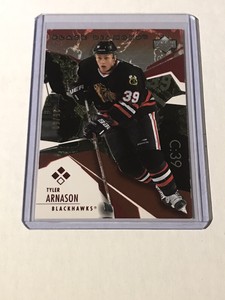 Tyler Arnason 2003-04 Upper Deck Black Diamond Red /50