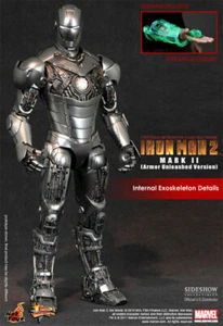 Hot Toys Iron Man Mark II Unleashed Sideshow Exclusive Ver MMS150 1/6 Figur NEU - Bild 1 von 7