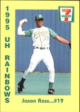 1995 Hawaii Rainbows 7-Eleven #19 Jason Ross  C22205 