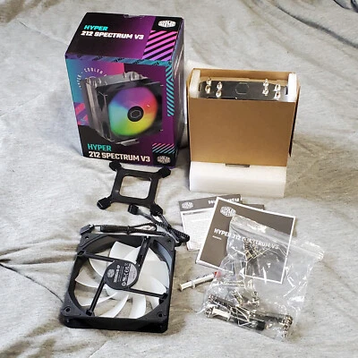 Complete, open box - Cooler Master Hyper 212 Spectrum V3 - Image 1 of 3