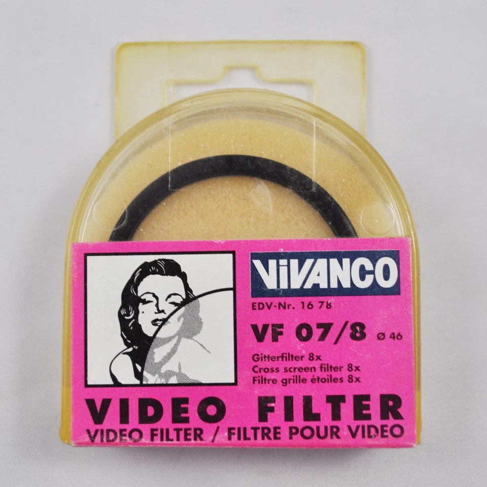 VIVANCO VF 07/8 Grid Filter 8X / 8-Channel / 46Mm / Cross Screen Video Filter - Image 1 of 1