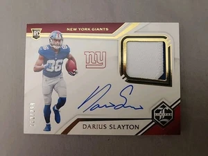 Camiseta deportiva limitada 2019 Darius Slayton RPA novato parche automático novato RC/299 Giants - Imagen 1 de 6