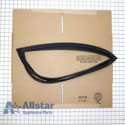 Whirlpool Refrigerator Freezer Door Gasket Black W11625017 - Image 1 of 4