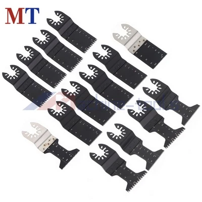 Ajuste para cortador de metal de madera 14 piezas oscilante multiherramienta hojas hoja de sierra Foto 1 de 4