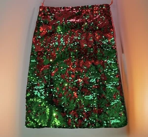 New Christmas Big Bag Gift Present Sack Sequin Color Changing 23”x15” - Picture 1 of 4