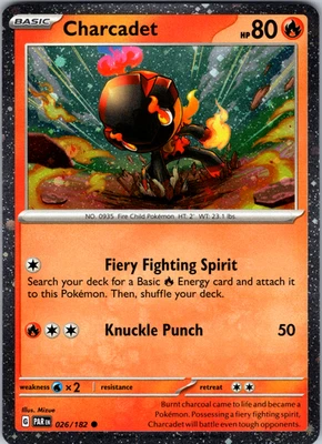 Charcadet Cosmos Holo 026/182 SV04: Paradox Rift Common - NM - Image 1 of 2