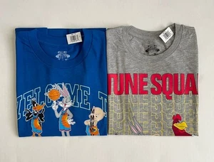NWT Lot of 2 Space Jam Tune Squad Boys Graphic T-Shirt - Size Medium - FREE SHIP - Picture 1 of 17
