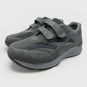 SAS JV Mesh Walking Tripad Comfort Grey Suede Tennis Shoes Mens 7.5 W3 Wide - Picture 1 of 22