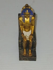 Estatuilla de colección de Luxor egipcia dorada de Isis coleccionable pintada a mano Las Vegas - Imagen 1 de 6