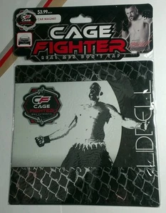 MMA AUTHENTIC CAGE FIGHTER CHUCK LIDDELL B&W FENCE LINK MIRRORED CAR MAGNET - Picture 1 of 1
