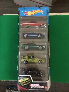 Hot Wheels - Fast & Furious 5 Pack - Ford GT / Evo / Impala / Nissan 350Z B255 - Picture 1 of 7
