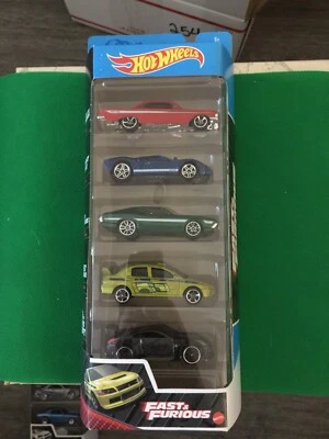  Hot Wheels - Fast & Furious 5 Pack - Ford GT / Evo / Impala / Nissan 350Z B255 - Image 1 of 4
