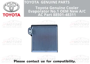 Toyota Genuine Cooler Evaporator No.1 OEM New A/C AC Part 88501-48311 - Picture 1 of 1