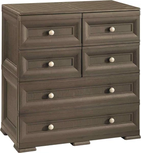 Tontarelli Omnimodus Cassettiera 4 Cassetti Piccoli 2 Grandi Wenge' 79x47x85.5cm - Imagen 1 de 3