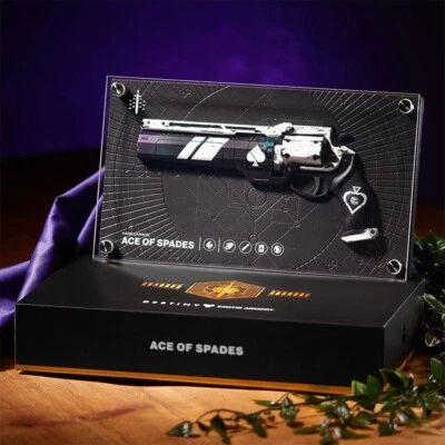 NUMSKULL Destiny Exotic Armory Collection ‘Ace of Spades’ Hand Cannon Replica Weapon