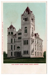 Linn County Court House Albany Oregon c1905 Postcard UNP Mitchell UDB - Picture 1 of 6