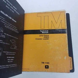 Original John Deere JD855 Crawler Loader Technical Manual TM-1165 - Picture 1 of 7