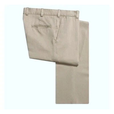 NWT Mens Size 30 Bills Khakis M1P Gray Pleat Front Poplin Pant NEW - Image 1 of 4