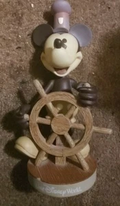 Steamboat Willie Bobble Dobbles Wackelkopf Figur Disney World Mickey Mouse - Bild 1 von 4