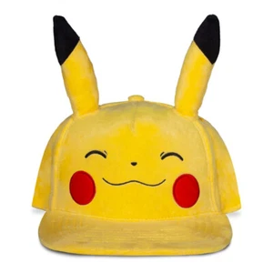POKEMON Smiling Pikachu Novelty Adjustable Cap - NH445072POK - Picture 1 of 5