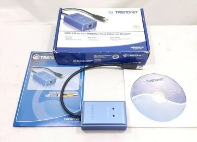 TRENDnet TU2-ET100 USB to 10/100 MBPS Adapter - works with Nintendo Wii - Image 1 of 4