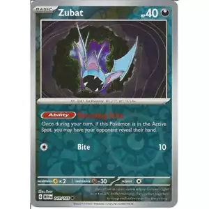 041/165 Zubat : (Reverse Holo)  Card : SV03.5 151 Pokemon Trading Card Game - Picture 1 of 3