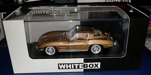 Chevrolet Corvette C2 sport Coupé Gold 1963 1/43 WhiteBox WB170 Neuf Boite - Imagen 1 de 6