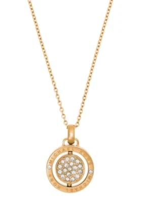 Michael Kors Mujer Abatible Brillo Oro Collar Cristales Reversible MKJ5656710 + CAJA Foto 1 de 4