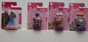 Barbie Mascotas Lote De 3 ~ Cachorro, Conejo y Gatito Y Micro Rainbow Cove Princesa Nuevo - Imagen 1 de 6