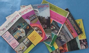 1964 lot of 6 US AS Auto Sports - Racing Fan Magazine stock cars Indy karts etc - Picture 1 of 12