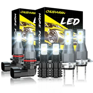 Bombillas combinadas de faros y luces antiniebla para Mazda Protege5 2002-2003 6x 9005 H7 H3 - Imagen 1 de 17