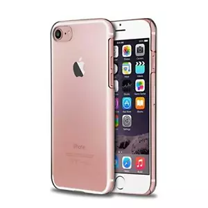 Clear Hard Plastic Case For iPhone 8, iPhone 7, iPhone SE 2020/2022 Back Cover - Picture 1 of 1