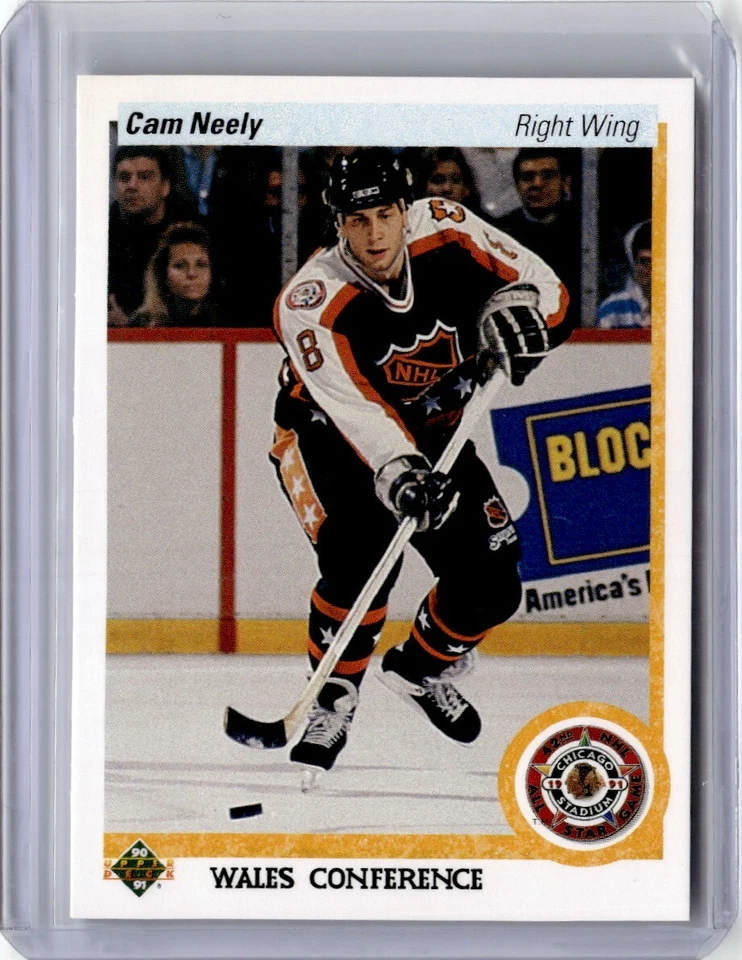 1990-91 Upper Deck Hockey Card Cam Neely Boston Bruins #493 - Image 1 of 2