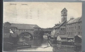 NURNBEEG Kettensteg Store Advertising Blum Dohla Postcard pm 1908 DB #614 - Picture 1 of 2
