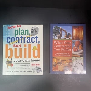 Two DIY Real Estate & Home Builder Guide Books Lot of Two Pre Owned - Picture 1 of 11