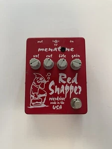 Menatone Red Snapper Overdrive 2004 Guitar Effect Pedal Made In USA - Picture 1 of 7