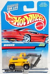 Hot Wheels Digger 1997 Model Series - 95544 Never Removed from Pack Yellow 1:64 - Picture 1 of 4