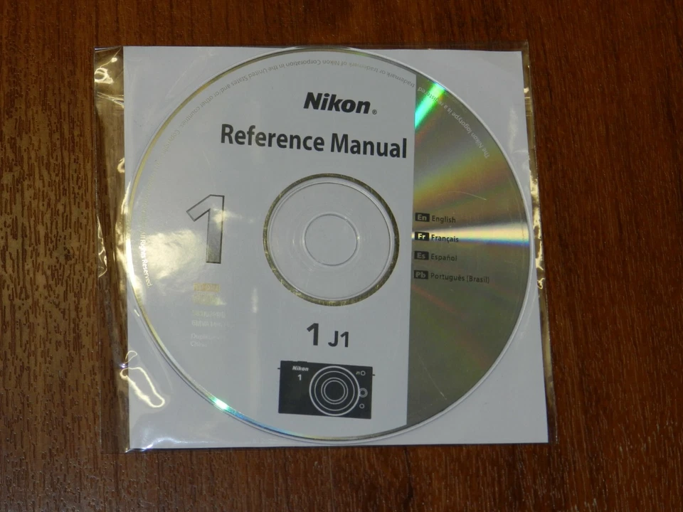 New Nikon OEM Genuine CD with User's Guide Instructions Manual for One 1 J1  - Image 1 of 1