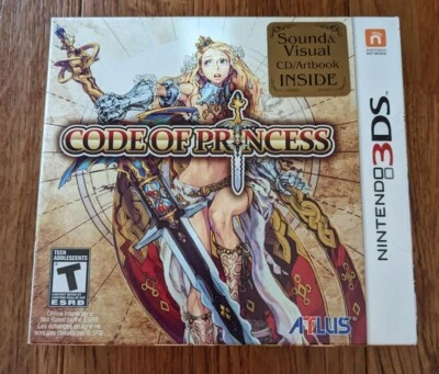 Nintendo 3DS 2012 Atlus Code Of Princess Edición Limitada TOTALMENTE NUEVO Primera Impresión Foto 1 de 4