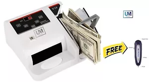 Money Detector & Counter UV + MG Magnetic Head US Counterfeit Currency Bill Note - Picture 1 of 6