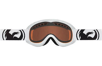 Dragon Alliance DX Ski Goggles Powder Amber/White 722-5847 NEW