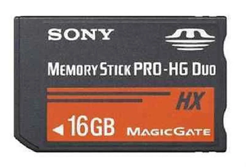 Adattatore Memory Stick 16 GB MS PRO-HG Duo HX MagicGate Card per FOTOCAMERA SONY PSP   - Immagine 1 di 1