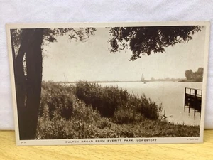 Oulton Broad from Everitt Park, Lowestoft, Suffolk, Raphael Tuck & Sons postcard - Picture 1 of 2