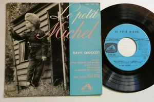 LE PETIT MICHEL : DAVY CROCKETT 7" EP Voix de son Maitre 7 EGF 357 Poésie Enfant - Picture 1 of 2