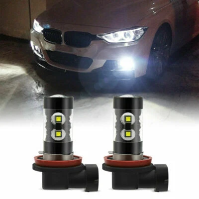 For BMW 5 SERIES F10 F11 - 2X LED H11 Fog Lights CANBUS ERROR FREE 6000K Xeno - Image 1 of 4