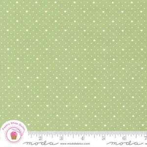 Moda LIGHTHEARTED 55298 19 Green Dots CAMILLE ROSKELLEY Quilt Fabric - Picture 1 of 7