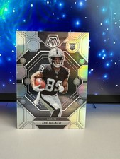 2023 Mosaic Football #366 Tre Tucker Silver Prizm Rookie Card  Raiders