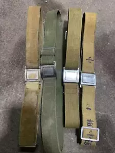 4pz Cinture in Tela Militare anni '60, Cinture Rivoluzione Culturale, Collezione Nostalgica - Foto 1 di 6